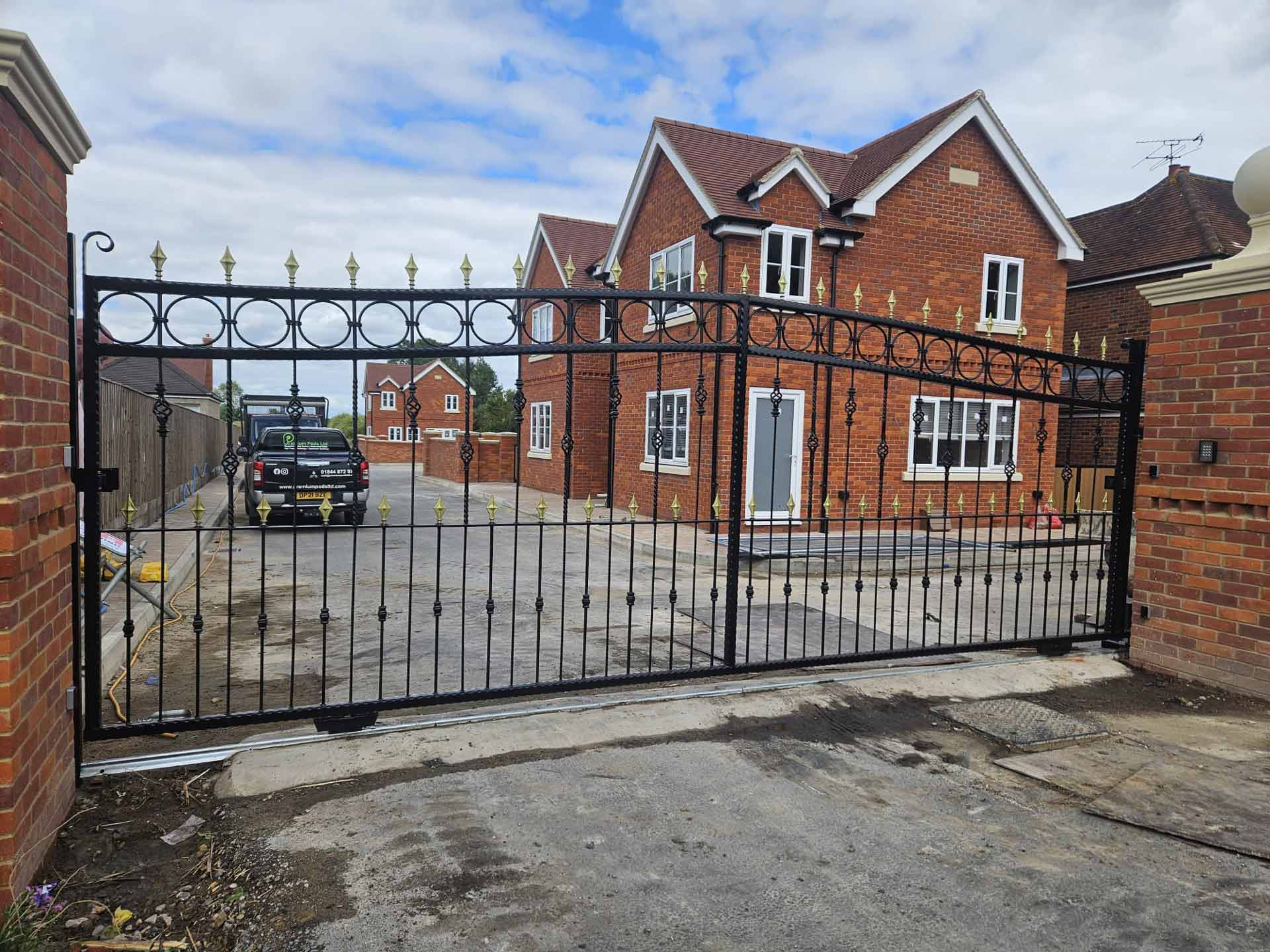 Electric Wrought Iron Gate