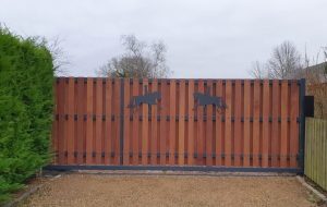Electric Equestrian Gate
